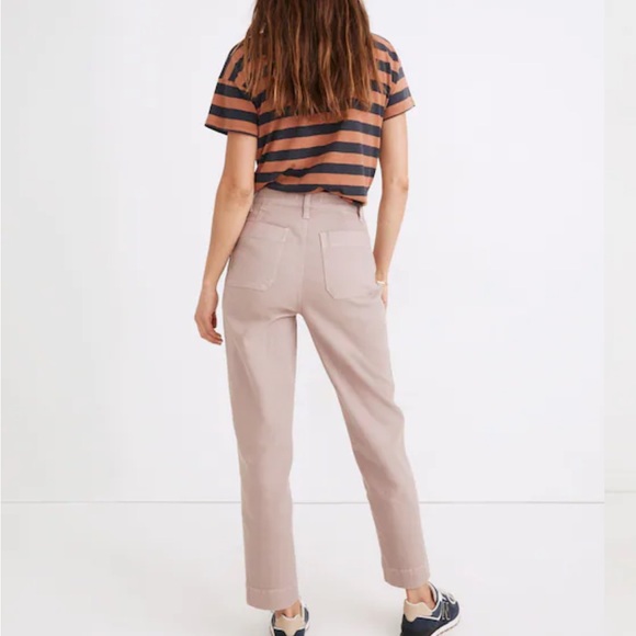 Madewell Slim Emmett Tapered Pant in Vintage Petal Size 29 - Picture 5 of 14